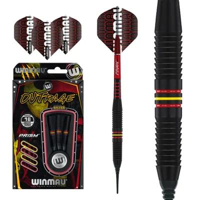 Produktbild von Winmau Outrage 1 Brass Soft Darts