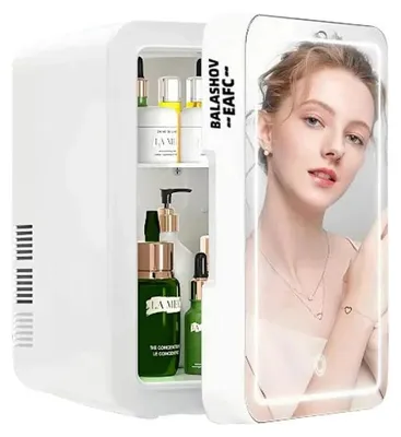 Image de Réfrigérateur pour maquillage, capacité de 4 L, design portable et compact, 4 L
