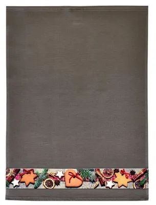Produktbild von framsohn Geschirrtuch Waffel 'Kekse' 50 x 70 cm Braun