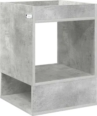 Obrázek produktu pro Odkládací stolek Betonově šedá 40 x 40 x 56 cm kompozitní dřevo