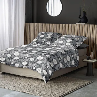 Produktbild von Irisette Edel-Feinbiber Bettwäsche Meran grau 8531 135x200 cm + 80x80 cm