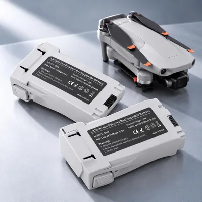 Immagine prodotto di 2 batterie di ricambio da 3850mAh compatibili con DJI Mini 4 Pro – 7,38V 28,41Wh, batteria ai polimeri di litio per droni – confezione doppia / set da 2 – BM3, Immagine generata dall'IA