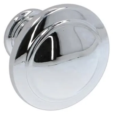 Obrázek produktu pro Kulatá úchytka na nábytek z zinku, průměr 30 mm, chromovaný povrch