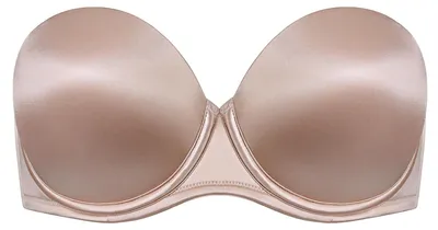 Produktbild von BH ohne Träger mit Push-Up-Effekt und Bügeln - Beige