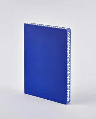 Produktbild von nuuna Graphic L, Einfarbig, Blau, A6, 256 Blätter, 120 g/m², Punktgitter-Papier