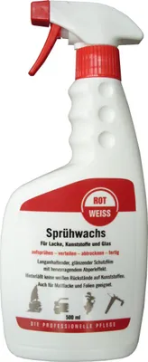Produktbild von ROTWEISS Sprühwachs 500ml Wachs Versiegelung Finish Lack Mattlack Glas GFK Auto