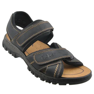Produktbild von Rieker Herren Sandalen Schwarz, Schuhgröße:EUR 45