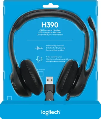 Produktbild von LOGITECH H390 USB Headset black (981-000406)
