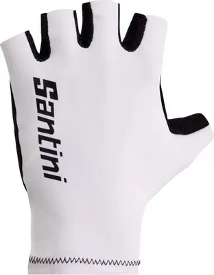 Immagine prodotto di Guanti da ciclismo senza dita SANTINI - 3D - Bianco L