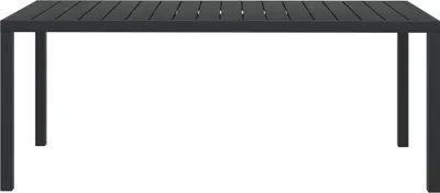 Immagine prodotto di vidaXL Tavolo da giardino nero 185x90x74 cm Alluminio e WPC