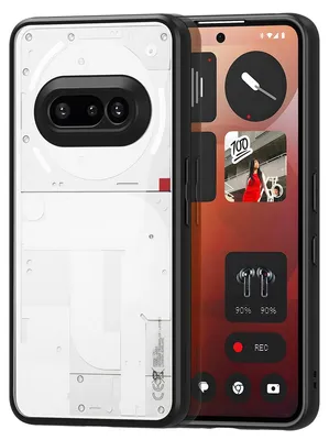 Immagine prodotto di Custodia per Nothing Phone 3a, Dux Ducis Aimo, trasparente con cornice nera