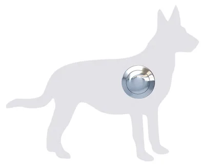 Produktbild von Türklingel Hund ''Emma'' in Weiß