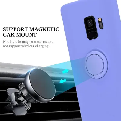 Produktbild von Cadorabo Hülle für Samsung Galaxy S9 Schutz Hülle in Lila Handyhülle TPU Etui Case Cover