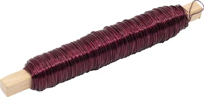 Produktbild von Decolackdraht Holzstab bordeaux - 03 - 0,50 mm 50 m 100 g