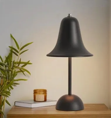 Produktbild von BRIMETI LED Nachttischlampe Schreibtischlampe Schwarz Kabellos