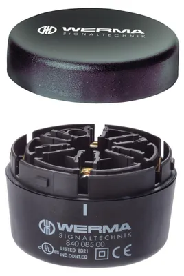 Produktbild von WERMA Signaltechnik Werma 840.085.00 - Klemmelement - Schwarz - ABS - IP54 - 70 mm - 44 mm