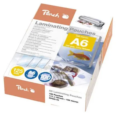 Immagine prodotto di Peach Laminierfolien A6 125mic glänzend                100PK