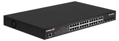 Obrázek produktu pro Edimax IGS-5428PLC, Řízený, L2, Gigabit Ethernet (10/100/1000), Podpora napájení po Ethernetu (PoE), Instalace do racku, 1U
