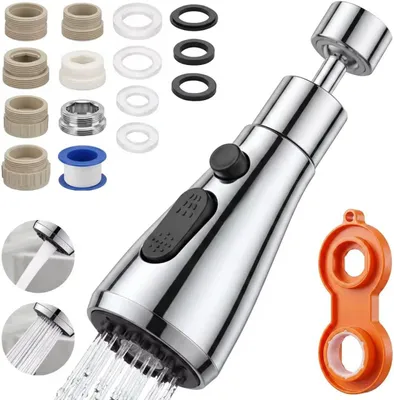 Produktbild von Strahlregler 360 Grad, Messing, 2 Strahlarten, M20 / M22 / M24, für Küche