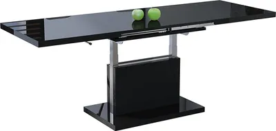 Produktbild von Design Couchtisch Tisch Aston stufenlos höhenverstellbar ausziehbar 120 bis 200cm Esstisch