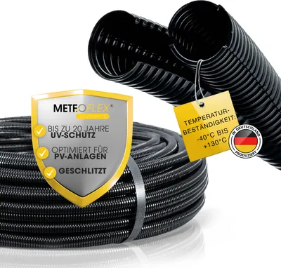 Produktbild von METEOFLEX Sunprotect Leerrohr NW37 Ø Innen 36,5mm 25m Geschlitzt