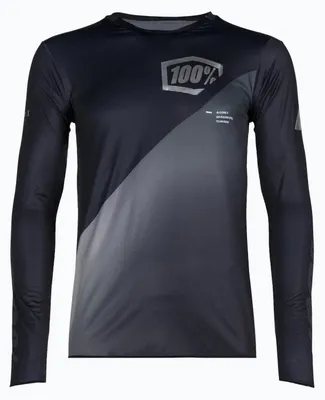 Produktbild von 100percent R-core X Langarm-trikot Schwarz S Mann Schwarz S