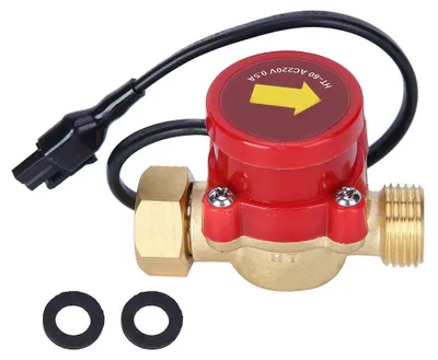 Zdjęcie produktu dla Czujnik przepływu dla pomp wodnych, automatyczny przełącznik ciśnieniowy HT-60 4-4, 220 V, 60 W, gwint G1/2 cala