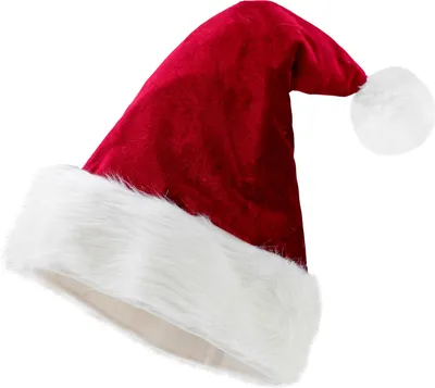 Immagine prodotto di Cappello di Natale - Cappello di Babbo Natale rosso con pompon