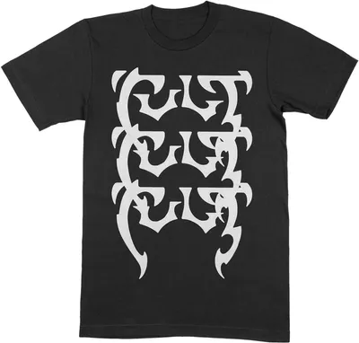 Obrázok produktu pre The Cult - Tričko pre mužov/dámy Uni RO6400 (XXL) (čierna/biela)