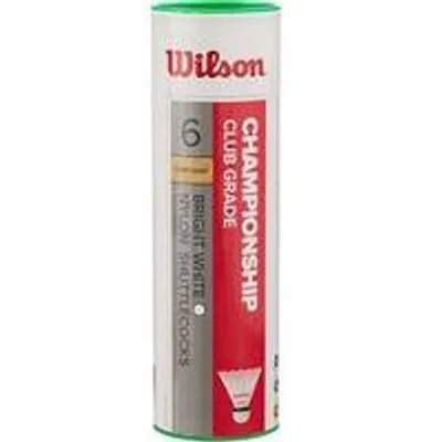 Productafbeelding van Badmintonballen - 6 stuks van kunststof/natuurkurk voor binnen en buiten