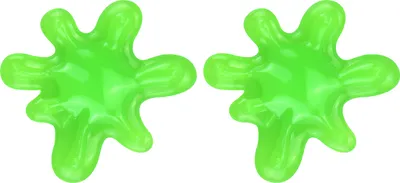 Produktbild von com-four® 2x Klebender Schleim zum Spielen - Grüner Slime leuchtet im Dunkeln - Geschenke für Mädchen und Jungen