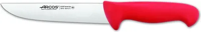 Produktbild von Fleischermesser Arcos Farbe - Prof  291622 Edelstahl Nitrum und mango ergonomisches Polypropylen  rot und 18 cm Klinge, Vitrine
