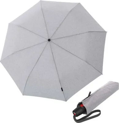 Obrázek produktu pro Knirps KNIRPS T.200 Medium Duomatic Melange grey - elegantní plně automatický deštník