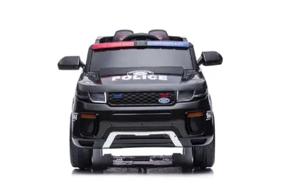 Image de Voiture électrique pour enfants Rover Police Deux moteurs, LED, musique, FB,