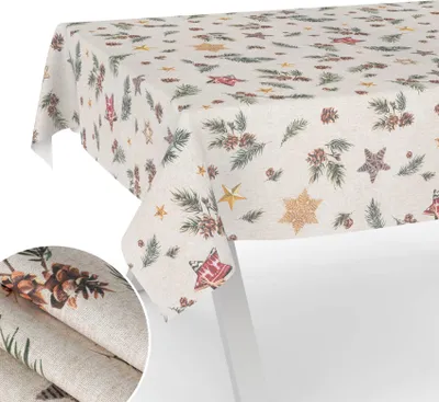Produktbild von Tischdecke Tannenzapfen Grün 350x140cm