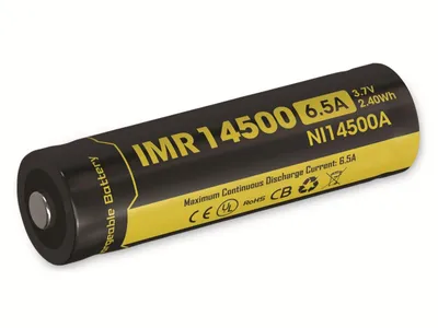 Obrázok produktu pre Nitecore Li-Ion batéria typu 14500IMR - 650mAh