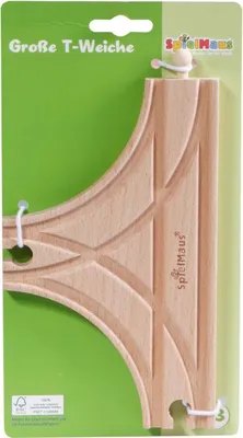 Produktbild von SpielMaus Holz Große T-Weiche