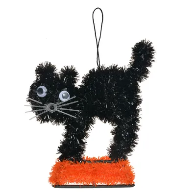 Obrázok produktu pre Clayre & Eef Halloween dekorácia Mačka 13x5x14 cm čierny plast
