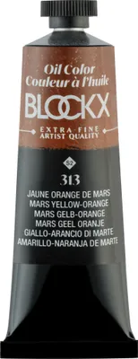 Produktbild von Blockx 3x Ölfarbe, Mars gelborange - Tube 35ml - Marsorangegelb 213313BXC