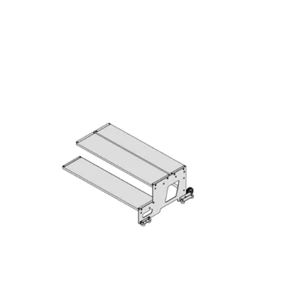 Produktbild von Hymer Industrietritt, Erweiterungsmodul, Stufenbreite 800 mm, 2 Stufen