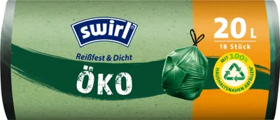 Produktbild von Swirl Öko-Müllsack Zugband 217400 20l 18St
