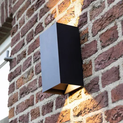 Image de HOFTRONIC - Applique murale LED 20W 3000K IP65 Noir dimmable