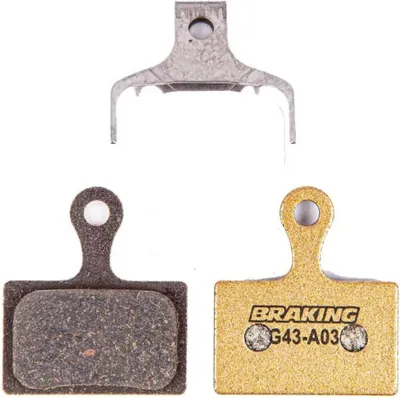 Produktbild von Braking Shimano Dura Ace/ultegra Metallische Carbon-scheibenbremsbeläge Golden  Golden One Size