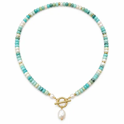 Image de Collier de perles turquoise – TURQPEARL