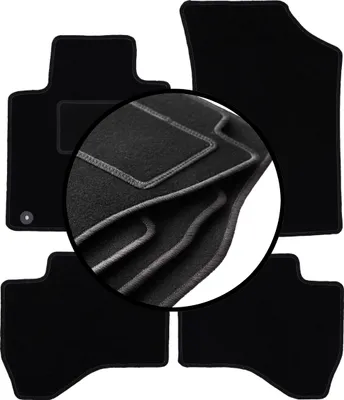 Image de tapis de sol en velours pour Peugeot 107 (2005-2014)