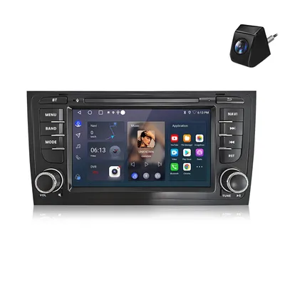 Obrázok produktu pre 32GB 7" Android Autorádio Audi A6 C5 1997-2004 Carplay Navigácia Android Auto Bluetooth DAB+ SWC