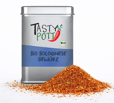 Produktbild von Tasty Pott  Bolognese Gewürz - 80g Dose