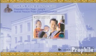 Produktbild von Briefmarken Süd-Korea 2000 Mi Block690 (kompl.Ausg.) postfrisch Friedensnobelpreis