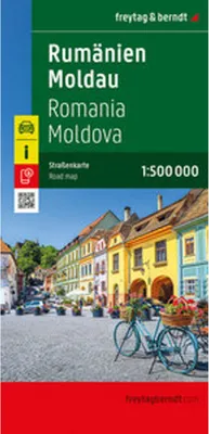 Produktbild von freytag & berndt Straßenkarte Rumänien - Moldau 1:500.000