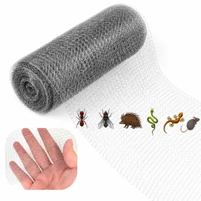 Zdjęcie produktu dla Delikatna siatka ze stali nierdzewnej 21 cm x 9 m